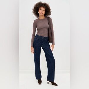 NWT AGOLDE Arc Loose Wide Jean Size 25